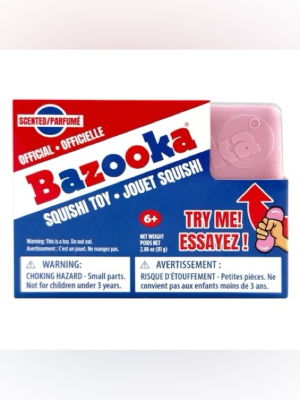 Viral BAZOOKA Squish Toy - Scented NIB!!